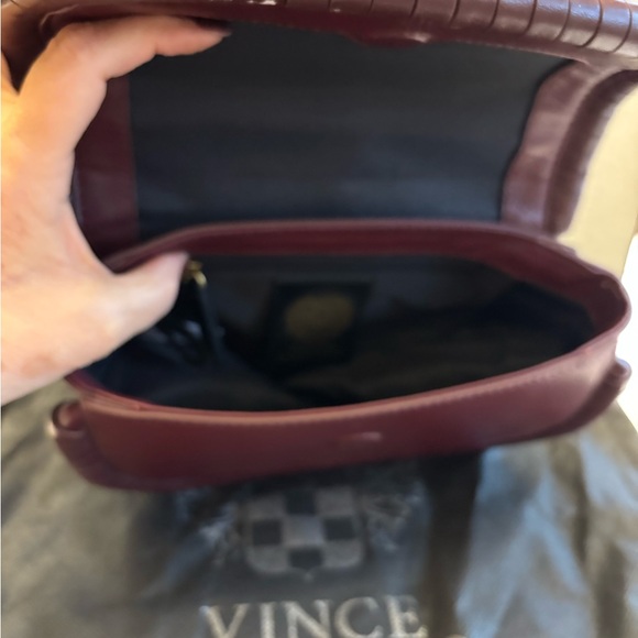 Vince Camuto Deep Red Shoulder Bag - Picture 4 of 5